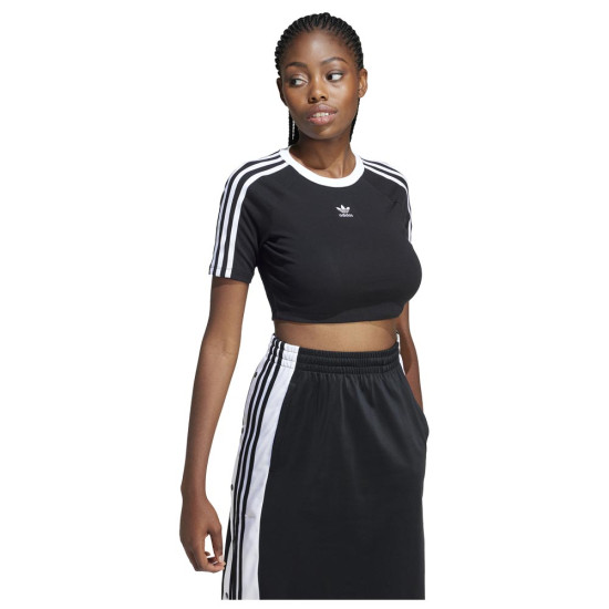 Adidas Γυναικεία κοντομάνικη μπλούζα 3-Stripes Baby Tee